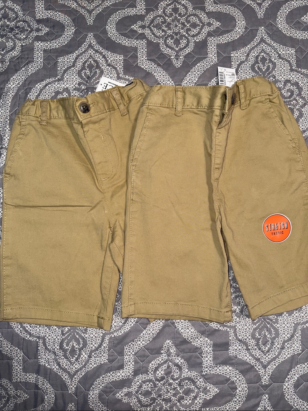 The Children's Place Khaki Stretch Chino Shorts